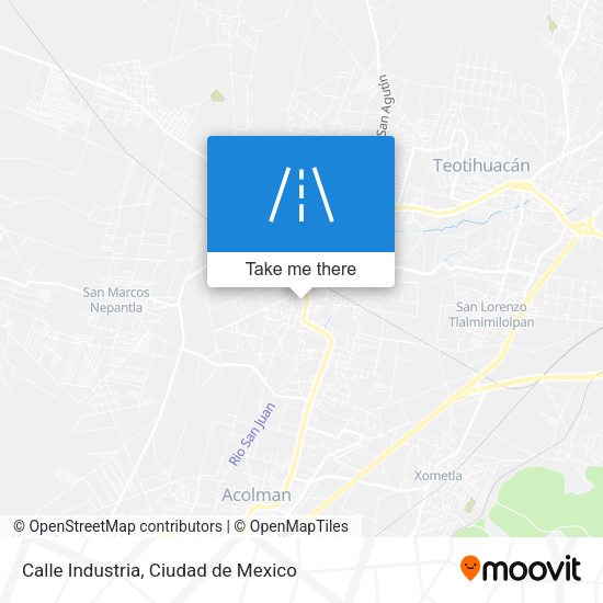 Calle Industria map