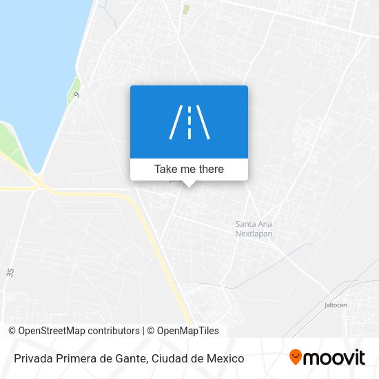 Privada Primera de Gante map