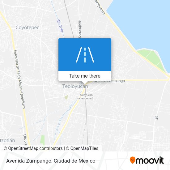 Avenida Zumpango map