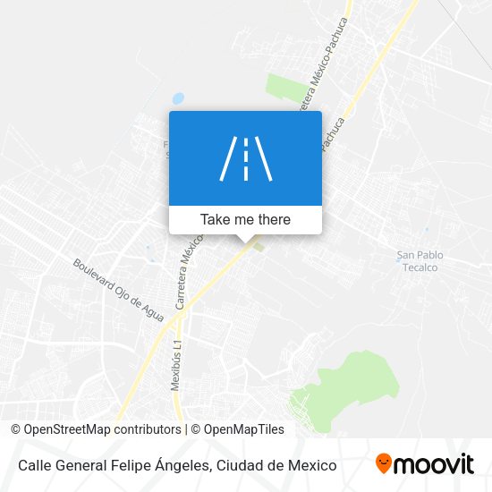 Calle General Felipe Ángeles map