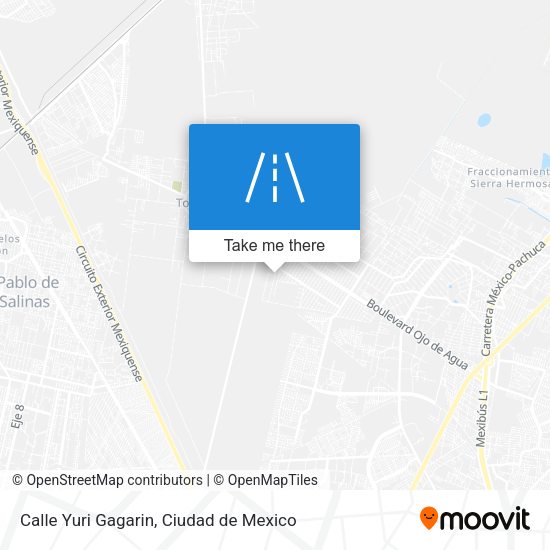 Calle Yuri Gagarin map