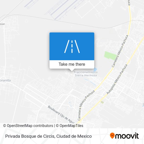 Mapa de Privada Bosque de Circis