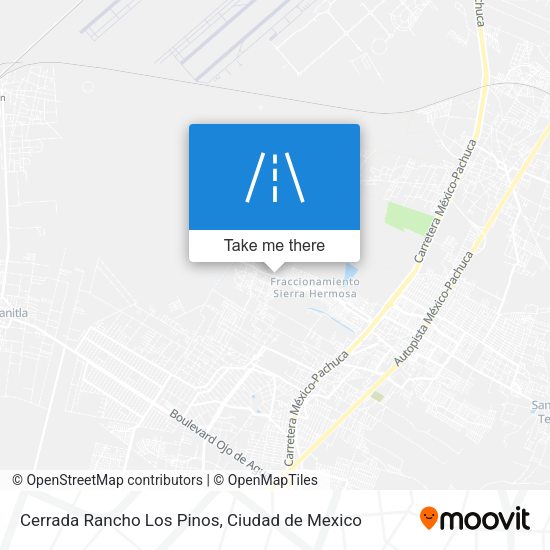 Cerrada Rancho Los Pinos map