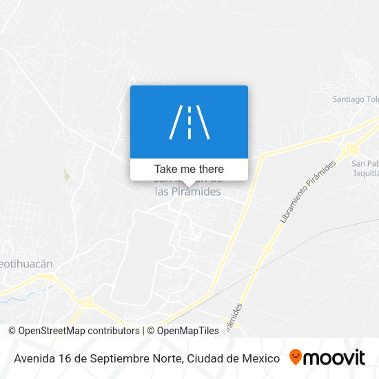 Avenida 16 de Septiembre Norte map