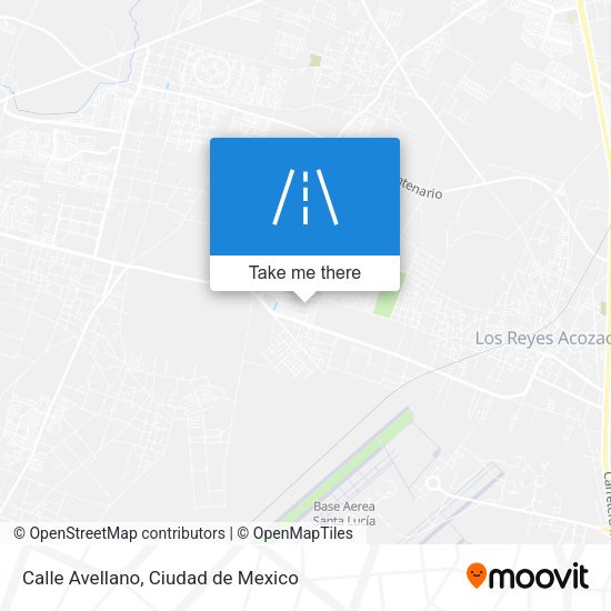 Calle Avellano map