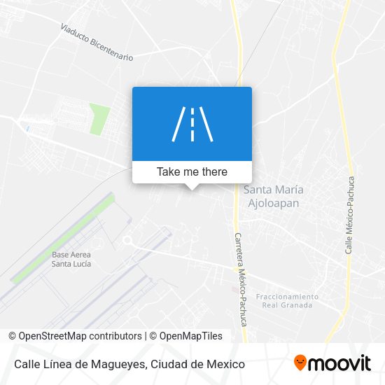 Calle Línea de Magueyes map