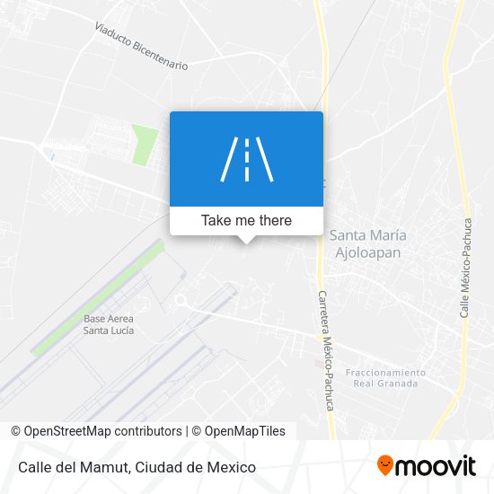 Calle del Mamut map
