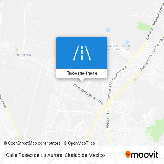 Calle Paseo de La Aurora map