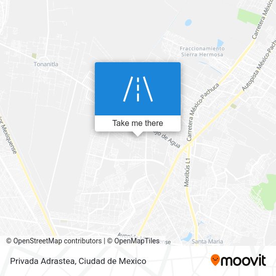Mapa de Privada Adrastea