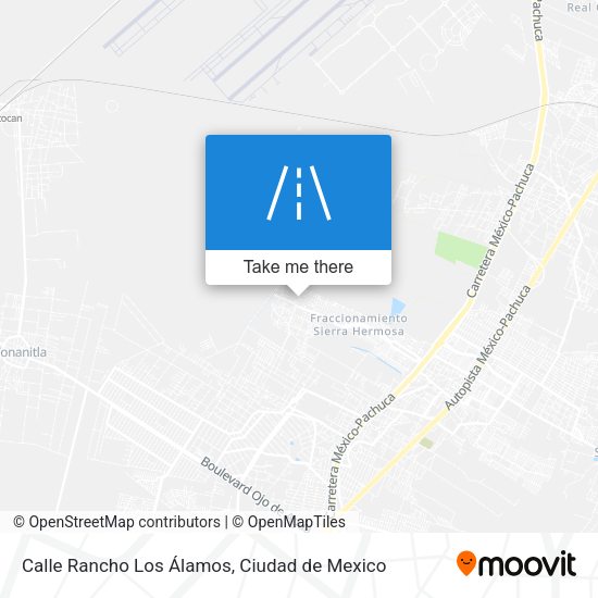 Mapa de Calle Rancho Los Álamos