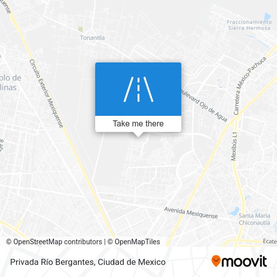 Privada Río Bergantes map