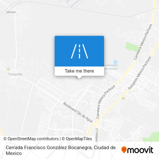 Cerrada Francisco González Bocanegra map