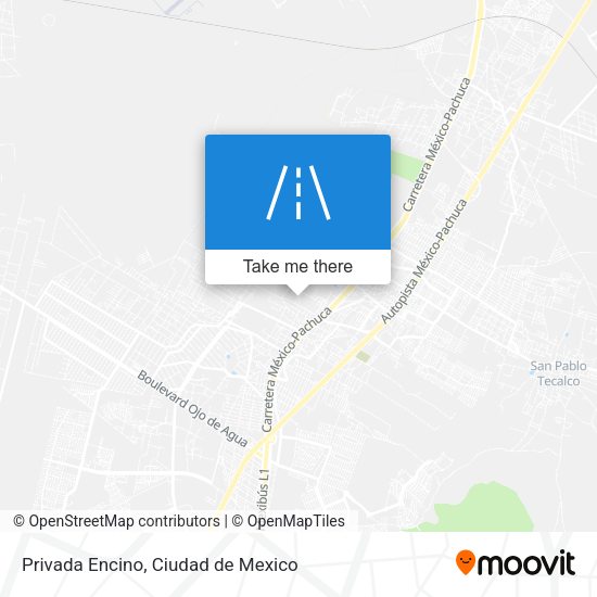 Privada Encino map