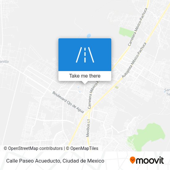 Calle Paseo Acueducto map