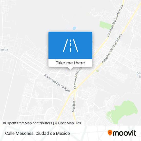 Mapa de Calle Mesones