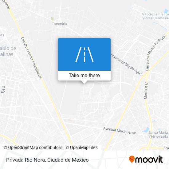 Mapa de Privada Río Nora