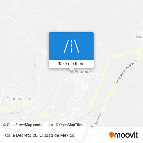 Mapa de Calle Decreto 20