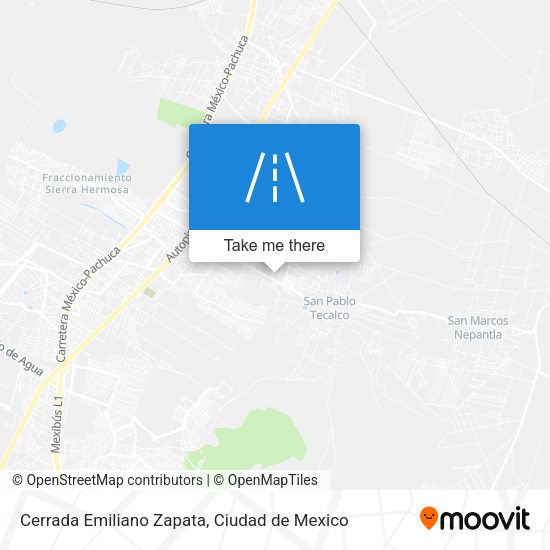 Mapa de Cerrada Emiliano Zapata