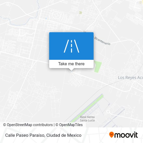 Calle Paseo Paraíso map