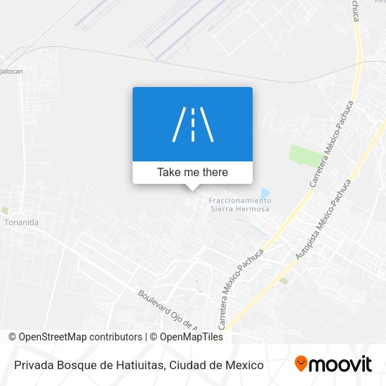 Mapa de Privada Bosque de Hatiuitas