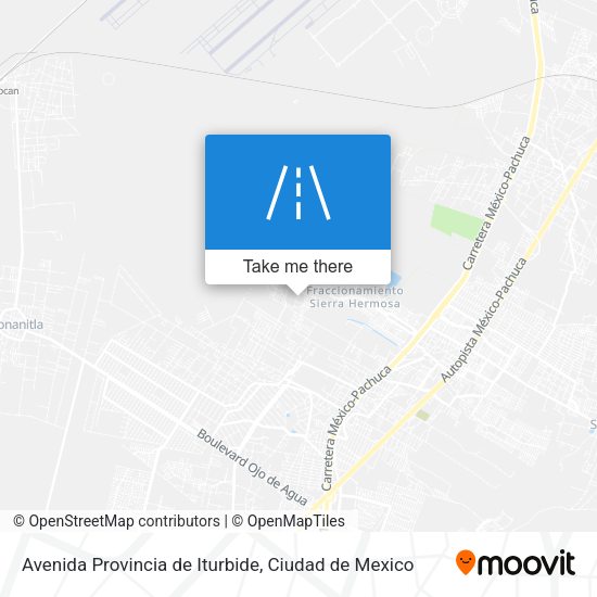 Avenida Provincia de Iturbide map