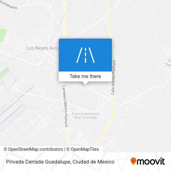 Privada Cerrada Guadalupe map
