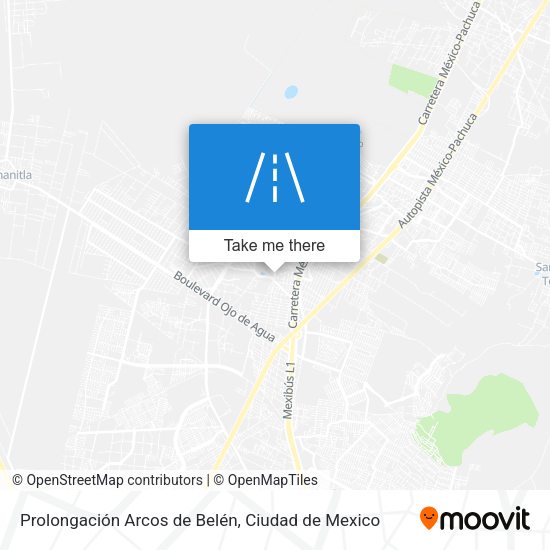 Mapa de Prolongación Arcos de Belén