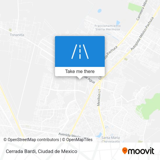 Mapa de Cerrada Bardi