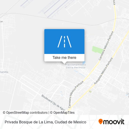 Privada Bosque de La Lima map