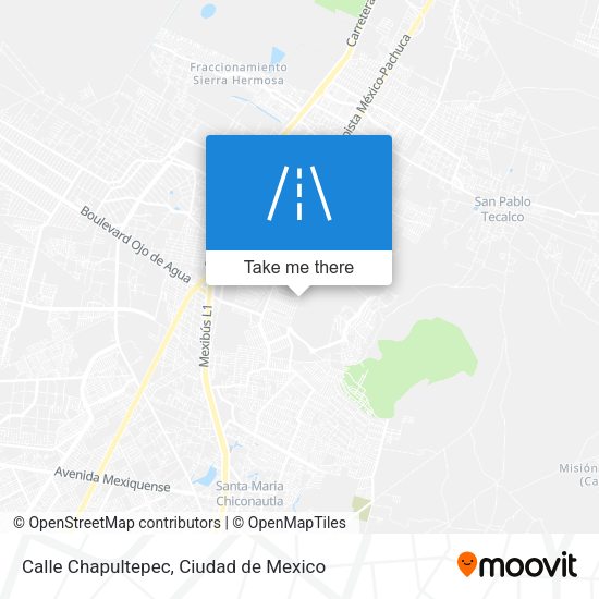 Calle Chapultepec map