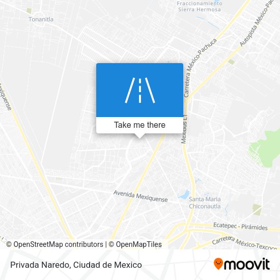 Privada Naredo map