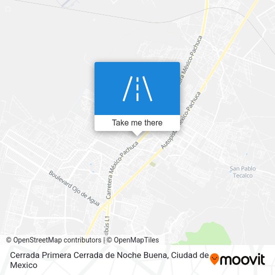 Cerrada Primera Cerrada de Noche Buena map