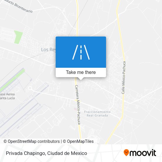 Privada Chapingo map