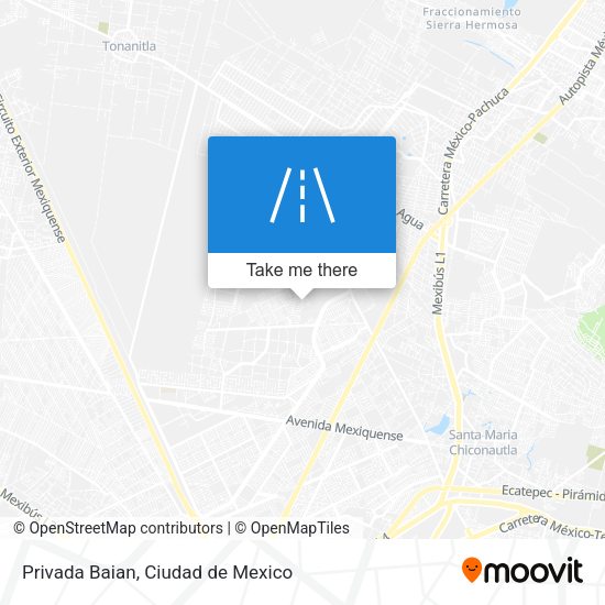 Privada Baian map