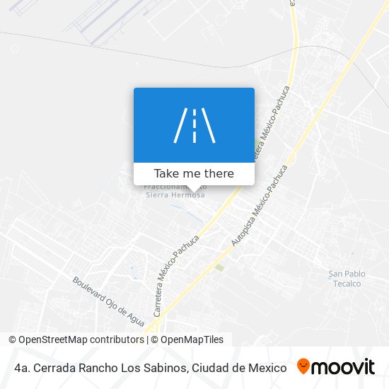 4a. Cerrada Rancho Los Sabinos map