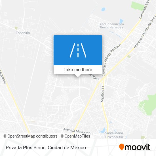 Privada Plus Sirius map