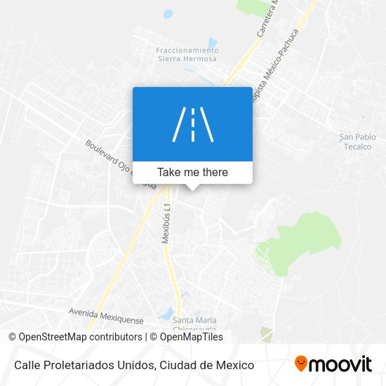 Calle Proletariados Unidos map