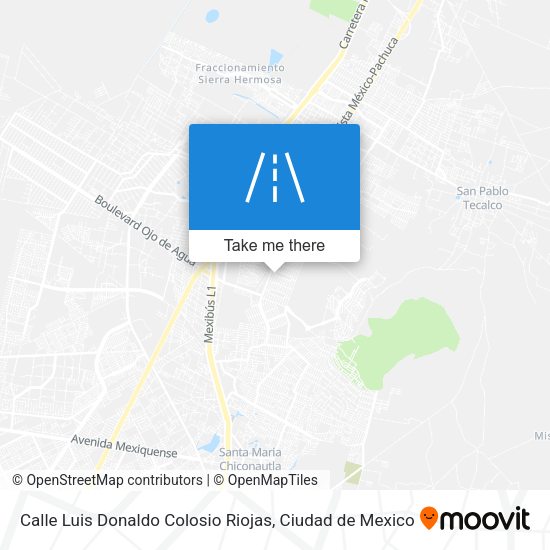 Calle Luis Donaldo Colosio Riojas map