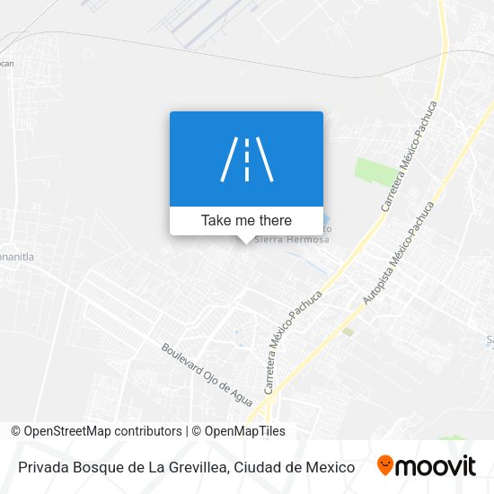 Privada Bosque de La Grevillea map
