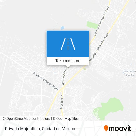 Privada Mojontlitla map