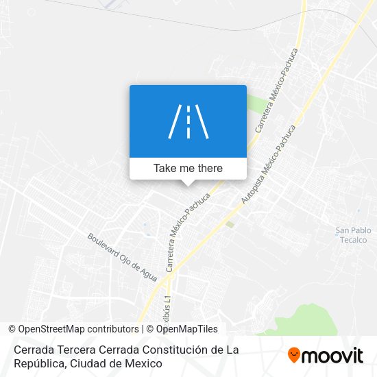 Mapa de Cerrada Tercera Cerrada Constitución de La República
