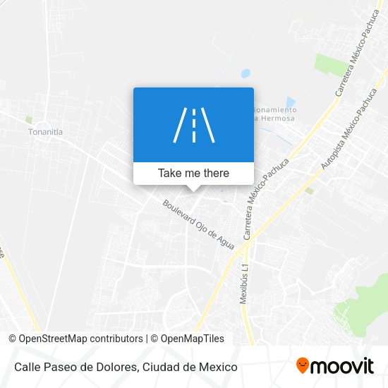 Calle Paseo de Dolores map