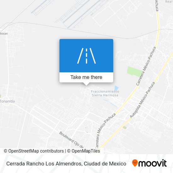 Mapa de Cerrada Rancho Los Almendros
