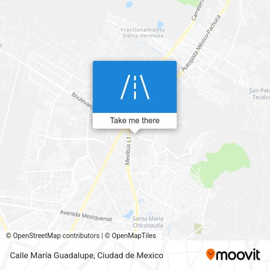 Calle María Guadalupe map