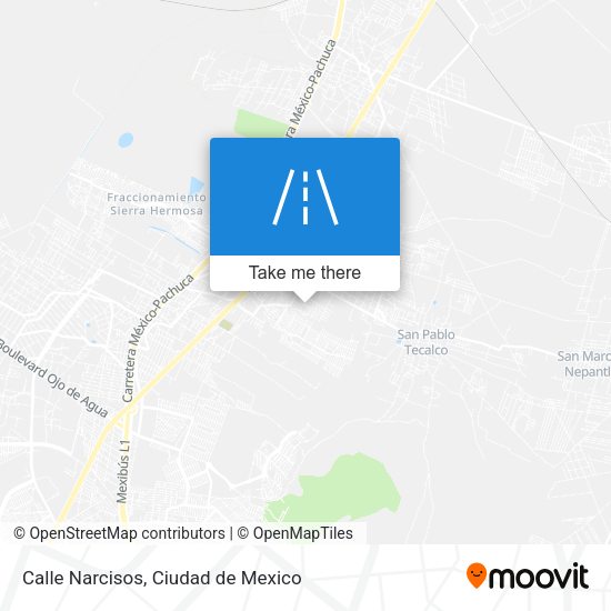 Calle Narcisos map
