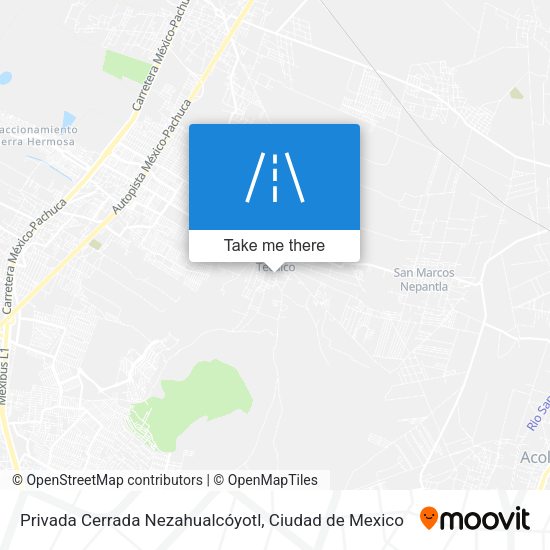 Privada Cerrada Nezahualcóyotl map