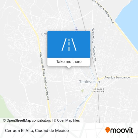 Mapa de Cerrada El Alto