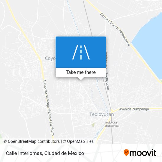 Mapa de Calle Interlomas