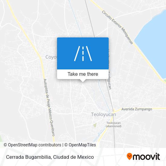 Mapa de Cerrada Bugambilia