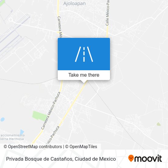 Mapa de Privada Bosque de Castaños